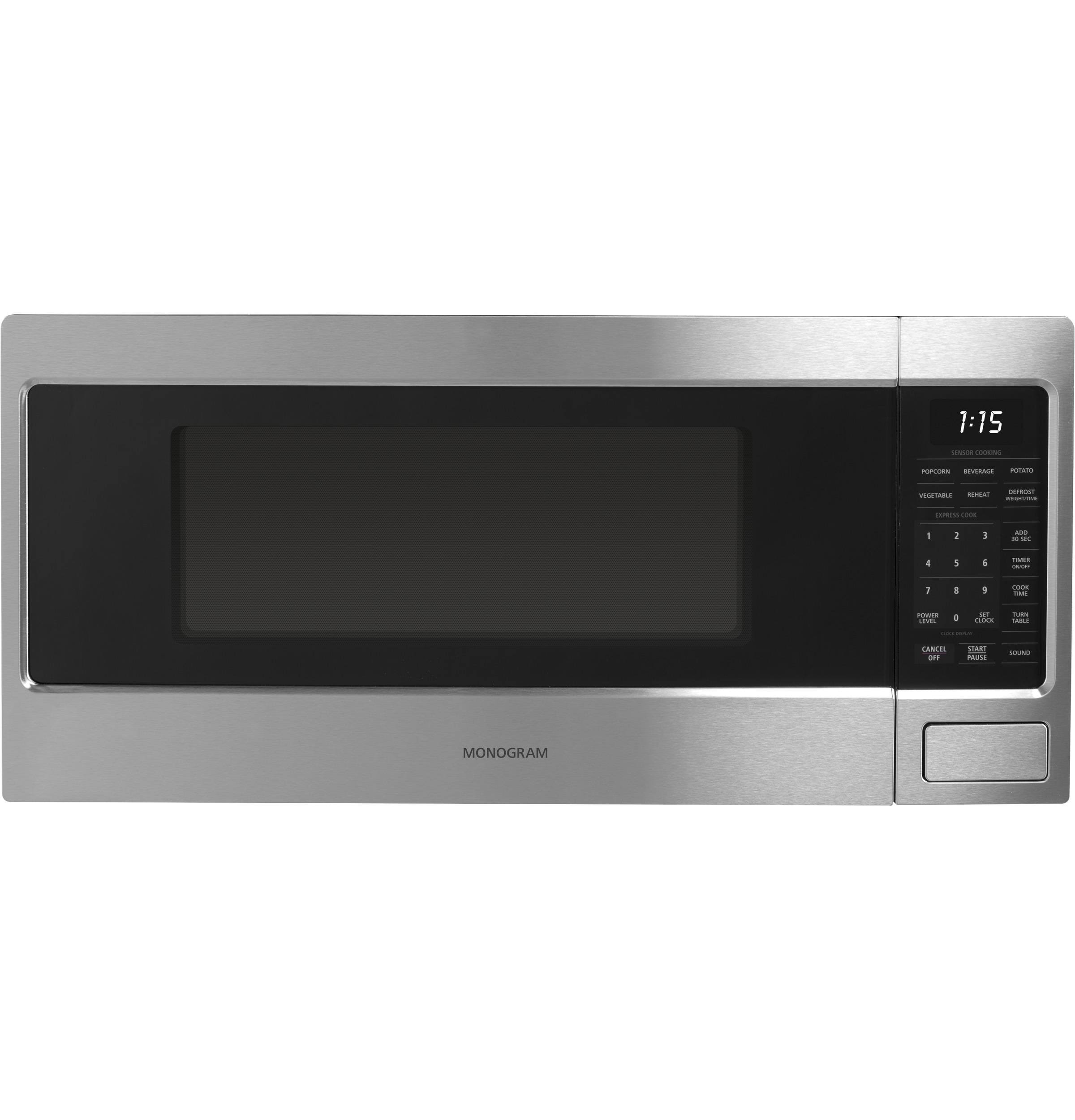 GE Monogram ZEM115SJSS 1.1 Cu. ft. Stainless Steel Countertop Microwave