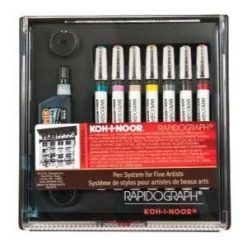 Alternative view of Koh-I-Noor Rapidograph Slim Pack 7-Pen Set