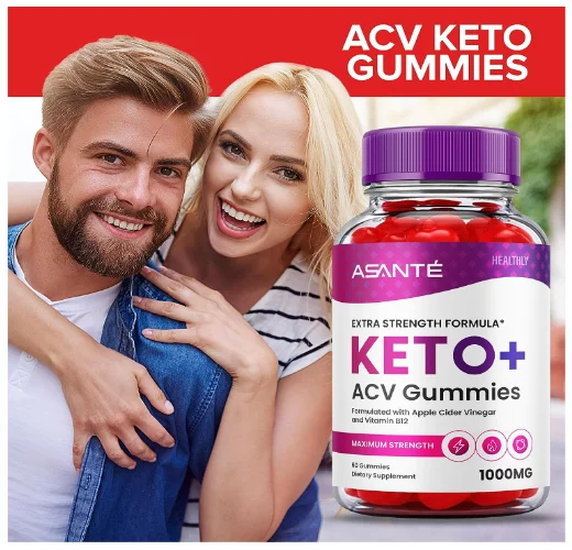 (3 Pack) Asante Keto ACV Gummies for Weight Loss Apple Cider Vinegar Vitamin B12 (180 Gummies) - Image 5