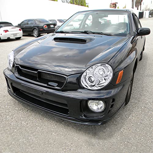SPEC-D TUNING Dual Halo LED Projector Headlights Glossy Black Housing Smoke Lens Compatible with 2002-2003 Subaru Impreza, Left + Right Pair Headlamps Assembly - Image 2