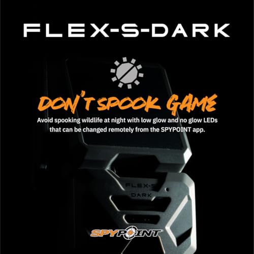 SPYPOINT Flex-S-Dark Solar Cellular Trail Camera ?C Built-in Solar Panel, 40MP Photos, 1080p Videos + Sound, No-Glow Game Camera, Night Vision, Motion Activated Trail Cam - Image 7