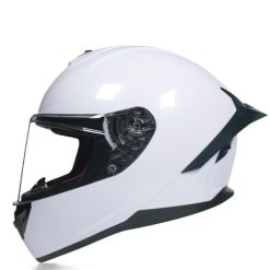 Full Face Motorcycle Helmet Crash Integrated Helmet with HD Visor Four Seasons Crash Helmet Men Women DOT Approved Ventilation System Motorcross Helmets