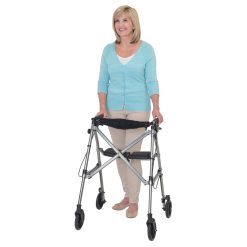 Alternative view of Able Life Space Saver Rollator Cobalt Blue – Each