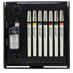 Koh-I-Noor Rapidograph Slim Pack 7-Pen Set