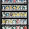 35 Graded Sports Card Display Case – Baseball Card Display Frame with UV Protection Clear View Lockable Wall Cabinet for Basketball Collectible Trading Card Black Finish