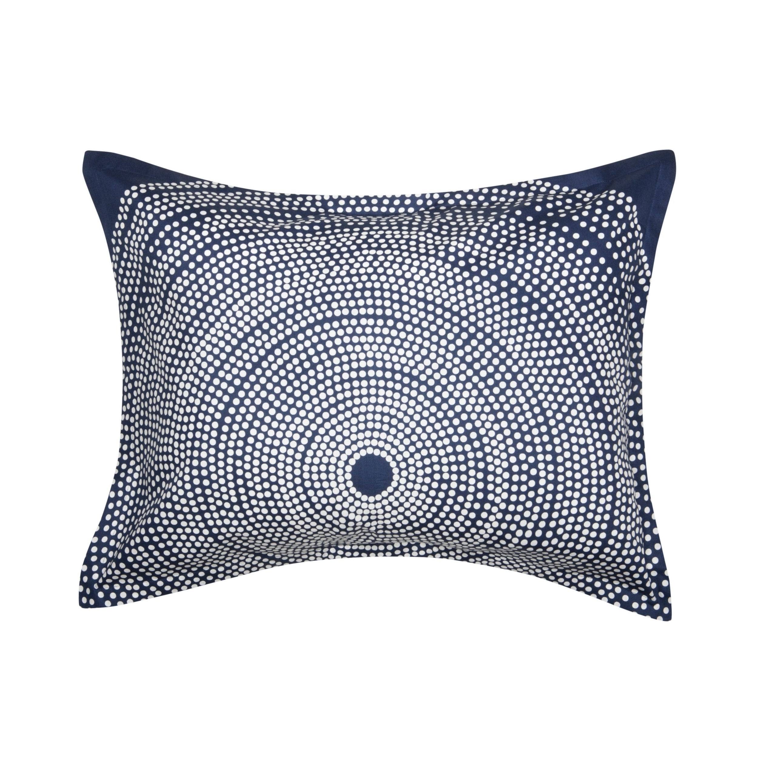 Marimekko 221439 Fokus Duvet Cover Set, Twin, Navy - Image 5